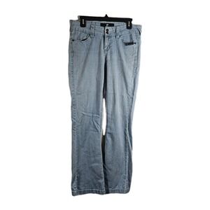 Vtg Fil Jeans Women's Straight Leg Jeans Size‎ 10 Light Wash Cotton Stretchy